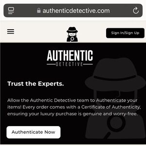 Item Authentication to have item come with COA